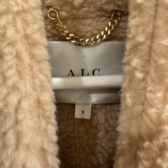 A.L.C. Sutton Faux Shearling Vest S - Picture 5 of 9